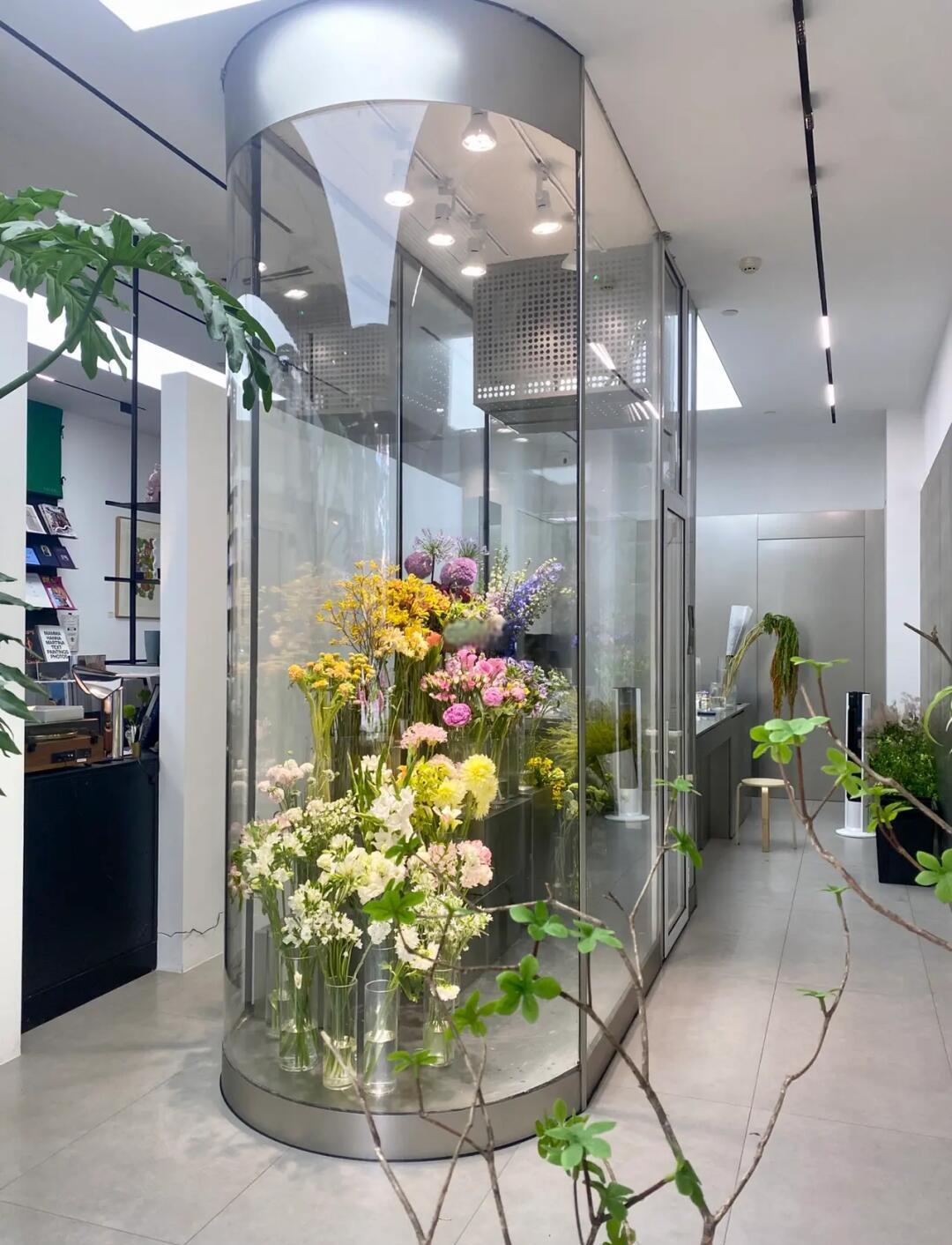 杭州花店玻璃冷庫花房陳列秘籍
