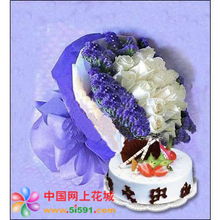 盱眙網上花店精選商品 鮮花與蛋糕的完美結合